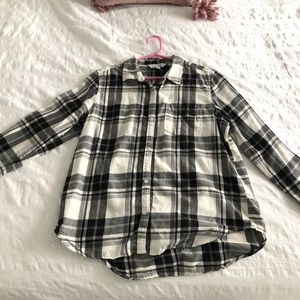 Old Navy Black and White Flannel